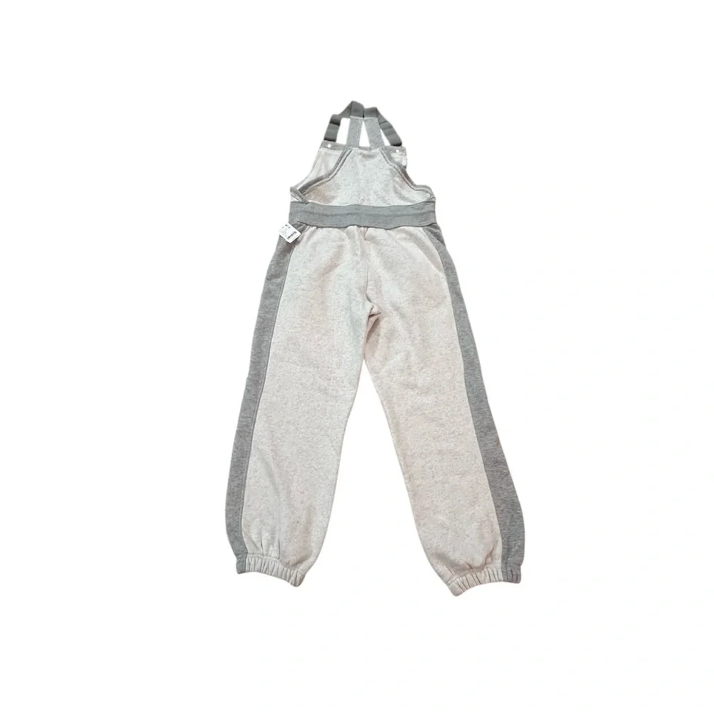 FP Movement by Free People Making It Sweatpants Bib Overalls Grey Combo Size XS - Picture 4 of 8